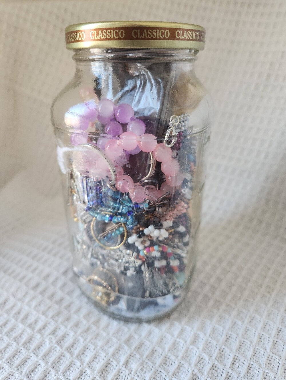 Mystery Accessories Jar - Multicolor Beaded & Metal Pieces